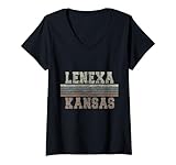 Photo Gallery retro lenexa kansas maglietta con collo a v Photo Gallery retro lenexa kansas maglietta con collo a v