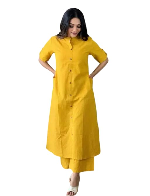 women's kantha cotton kurta plazzo for women's kurti pant set kurta half cuff sleeves-picture-20