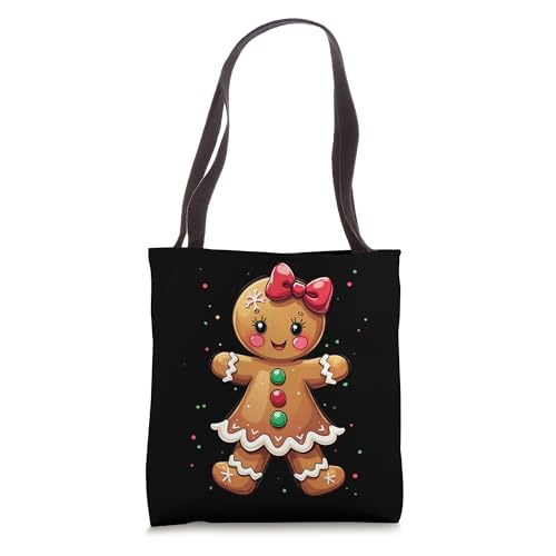 Gingerbread Character Tote Bag
