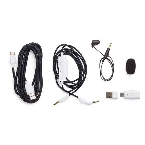 Quantum 910P Cuffie Gaming Over Ear Wireless Bluetooth per PlayStation, Cancellazione Attiva del Rumore, Head Tracking, Microfono a Braccio, Compatibili anche con PC e altre Console, Bianco - Cuffia gaming - Immagine 3