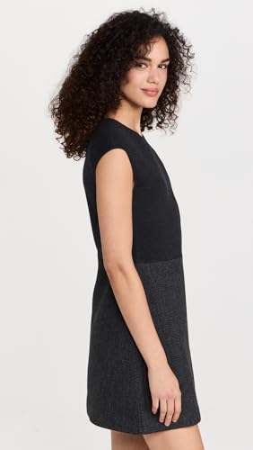 Theory Women's Wrap Skirt Combo Mini Dress4