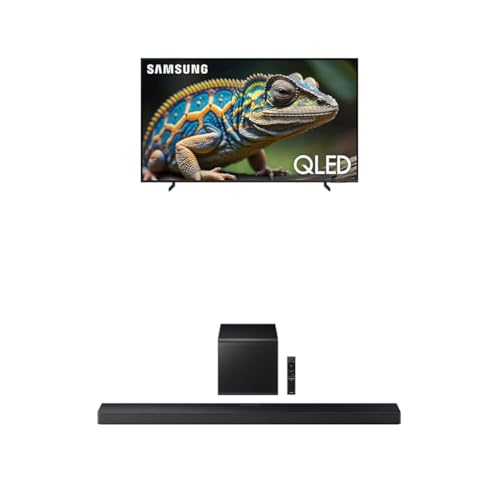 Image of Samsung 75-Inch Class QLED 4K Q60D Series Quantum HDR Smart TV w /Object Tracking Sound Lite (QN75Q60D, 2024 Model) + Samsung Q-Series Soundbar HW-QS700F 3.1.2 ch Subwoofer (2025 Model)