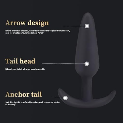 Image of Deluxe 4-Piece Anal Plug Kit: Body-Safe Silicone, Diverse Sizes & Shapes for Beginners to Advanced - Ultimate Sex Toy for Anal Play, Intimate Exploration Set