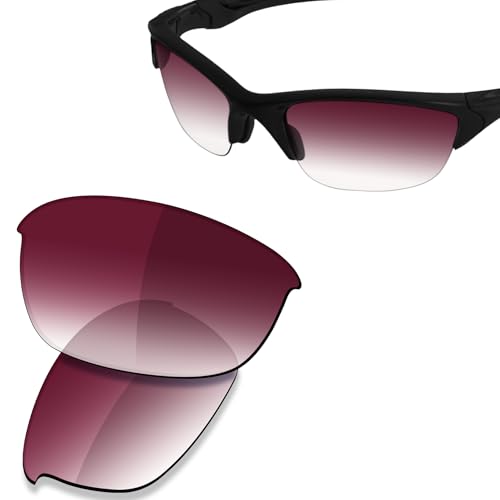 Image of SAUCER Premium Replacement Lenses & Rubber Kits for Oakley Half Jacket 2.0 OO9144 | UV400 Protection, Anti-Scratch