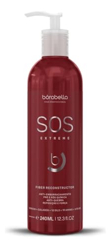 Professional Hair Treatment Set, 3D Semi-Permanent Organic Straightening 33.8 fl.oz, +SOS Extreme Fiber Reconstructor 12.3 fl.oz