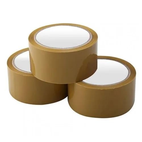 Brown Tapes Rolls for Parcels Packing Shifting Moving Cardboard Boxes 70 Yards (3 pcs Pack)