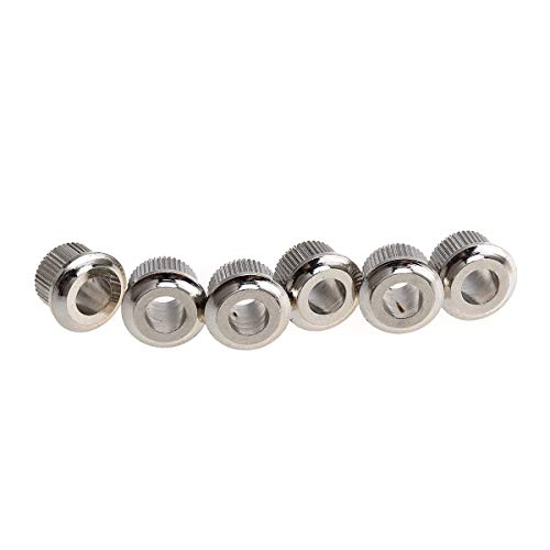 Musiclily Pro Métal Vintage/Moderne 6 mm à 10 mm Conversion Rondelles de Mécaniques Adaptateur Bushings,Nickel (Set de 6… - Les Beatles, Paul McCartney, John Lennon, RIngo Starr, George Harrison Musiclily Pro Métal Vintage/Moderne 6 mm à 10 mm Conversion Rondelles de Mécaniques Adaptateur Bushings,Nickel (Set de 6… – Image 4