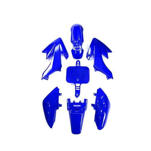 Garde-boue CRF50 bleu et kit carénage pour dirt bike 110cc 125cc 140cc