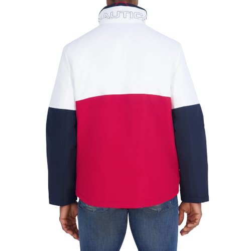 Image of Nautica Men's Lightweight Sailing Jacket - Waterproof & Windproof, Breathable