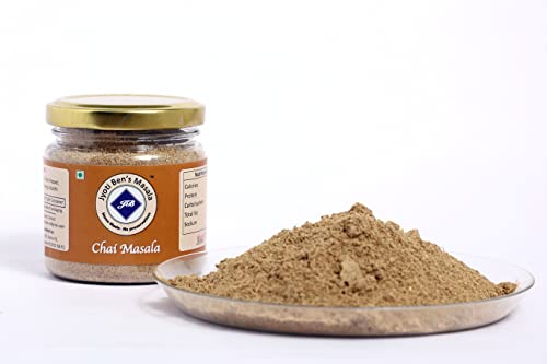 Image of Jyoti Ben's Gujarati Chai Masala - Traditional Indian Tea Spice Blend | 100% Natural Ingredients | No Preservatives | 100g Jar