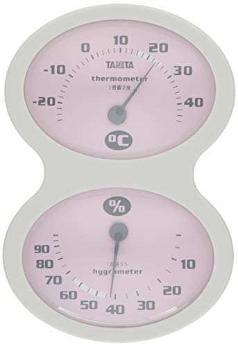 タニタ(Tanita) 温湿度計 温度 湿度 アナログ 壁掛け ピンク TT-509 PK