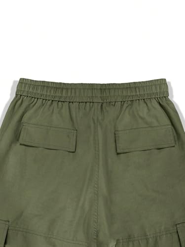 Image of Q - RIOUS Cotton Casual Cargo Pants for Men - Multi-Pocket Style