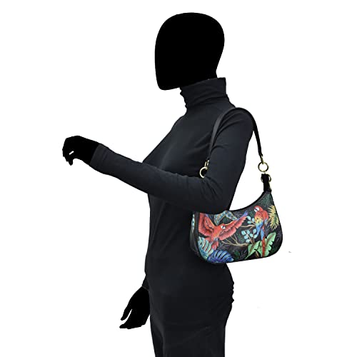 Image of Anuschka Women's Original Hand-Painted Genuine Leather Small Convertible Hobo