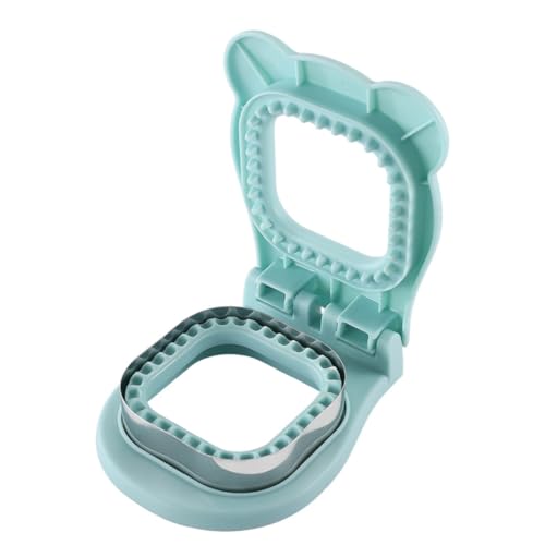 CHICHAUS Sandwich Cutter and Sealer, Uncrustables Sandwich Maker for Making Lunchtime Easier，Square Sandwich Uncrustable Cutter for Kids Breakfast and Lunches (Square Light Blue)