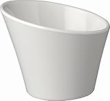 APS 84216 Schale CASUAL, Ø 12 cm, Höhe 7,5/9,5 cm, Melamin, weiß