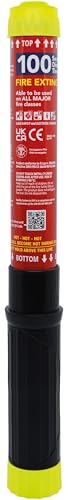 Fire Safety Stick 100 - FSS100 (Fire Extinguisher A B C F & Electrical - 100 Seconds Discharge Time - Light & Compact No Damaging Residue No Mess Non-pressurised 15 year Shelf life)