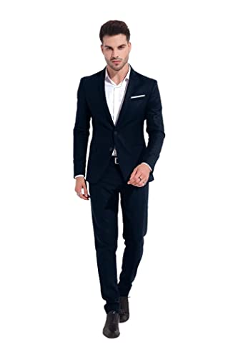 Costume mariage formel affaires coupe moderne pour valoriser la silhouette masculine