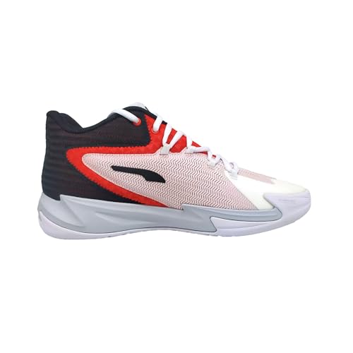Image of Puma Dagger Jr Basketball Trainers Unisex Kids Puma Red/Bla 5.5 UK Child