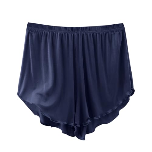 Ruffle Pajama Shorts Comfy Modal Sleeping Shorts Sleepwear Lounge Pj Bottoms with Elastic Waist Sleep Pajamas