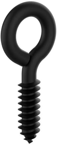 MDMprint 0.33 in. D X 2-5/8 in. L Storm Shine Steel Screw Eye 115 lb 2 pk