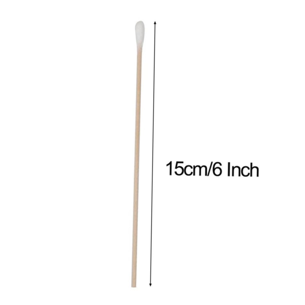 SOESFOUFU 4-packs Pet Cleaning Swabs Single Head Cotton Stick Mini Swab Wood Stick Cotton Swabs for Ear Cleaning