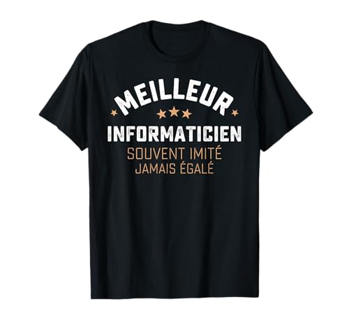 Cadeau Drole Homme Informaticien Humour Métier Informaticien T-Shirt