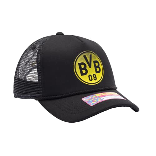 Gorra Snapback estilo Trucker negra Fan Ink Borussia Dortmund miniatura 3