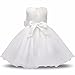 Discoball Vestido de flores para niñas, formal, para boda, dama de honor,...
