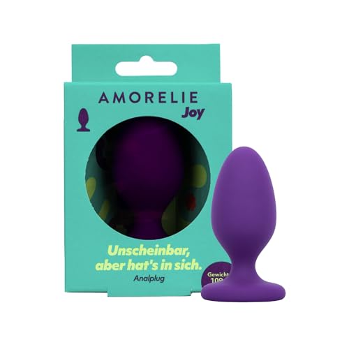 AMORELIE Joy Anal-Plug Twist | Wasserfest aus Silikon & ABS