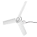 MYAMIA Ventilateur Solaire Portatif De Fan De Plafond De L'Énergie Solaire DC 24V avec Le Commutateur 3 Camp De Caravane De Lame