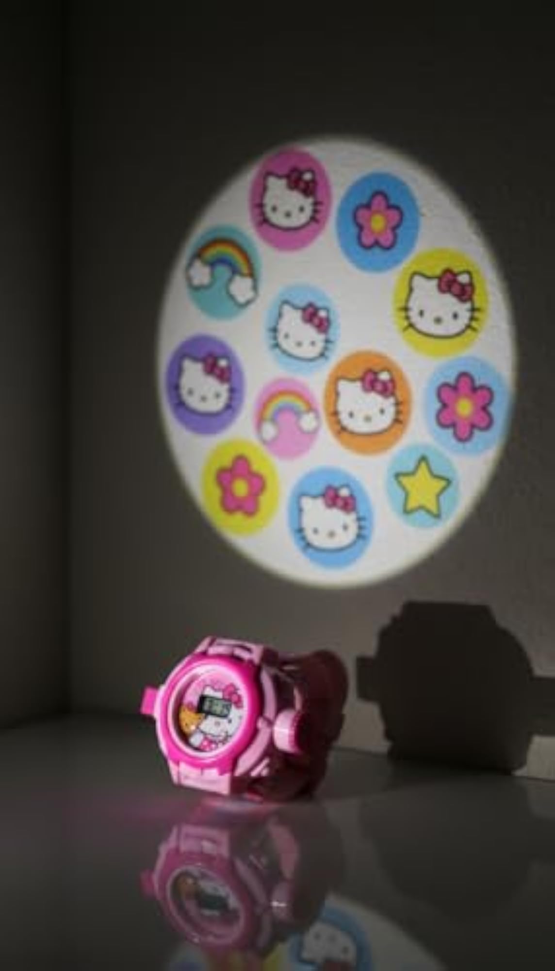 Hello Kitty Digital Watch for Kids, Pink Projection Feature