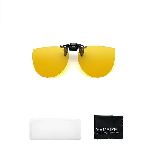 Lunettes de soleil clip polarisées pour lunettes de vue, sur-lunettes unisexes avec protection UV pour conduite