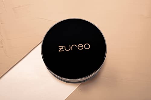 Zureo Glowing Vitamin Bb Cushion (#27 Dark Beige / 0.45Oz / 13G) - Cushion Foundation Makeup I Korean Foundation Makeup I Korean Bb Cream Foundation I Vitamin C, E, B3, B5, B6 I Moisturizing Finish Cushion Foundation Makeup #TOP4