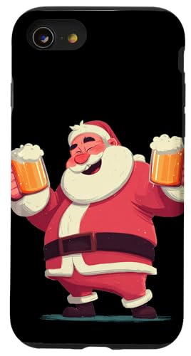 �p�[�e�B�[�T���^�R�X�`���[�� �r�[���t�� �N���X�}�X���� �X�}�z�P�[�X iPhone SE (2020) / 7 / 8 �p