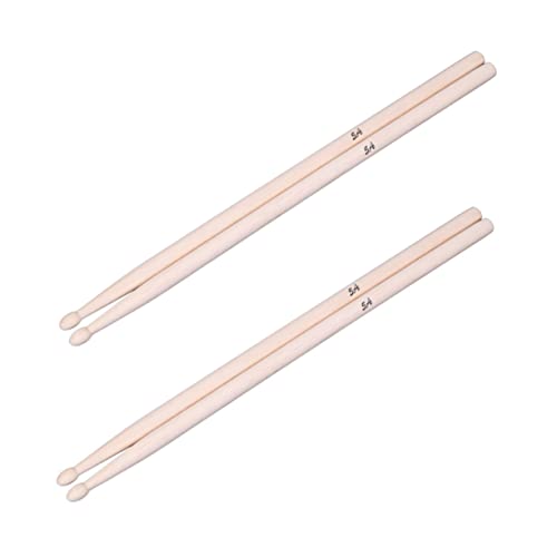 Baquetas ERINGOGO de madera de arce, tamaño 5A, para principiantes, para baterías acústicas y electrónicas, 2 pares
