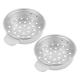 SOLUSTRE 2 Stück Universeller Dampfeinsatz Teilig für Reiskocher Aluminium Dämpfeinsatz...