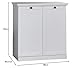 trendteam smart living - Schuhschrank Schuhkommode Kommode - Garderobe - Baxter - Aufbaumaß (BxHxT) 81 x 88 x 41 cm - Farbe Weiß - 186085601