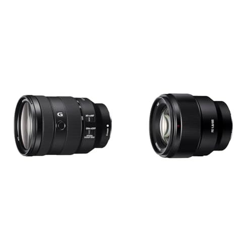 Sony FE 24-105mm f/4 G OSS | Vollformat, Standardzoomobjektiv (SEL24105G) & SEL-85F18 Porträt Objektiv