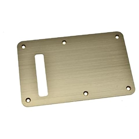 6-Hole Metal Aluminum Anodized Modern Style ST/Strat Back Plate Tremolo Trem Cavity Cover for/Strat Made Cover