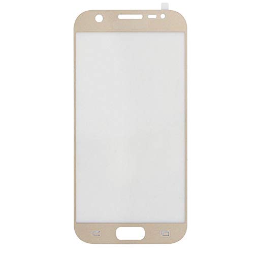 Protector de Pantalla Completa para Samsung Galaxy S7 de Dureza de 9H sin Burbujas. Full Cover Samsung Galaxy S7 Cristal Vidrio Templado Premium de Cobertura Completa con Bordes Redondeados (Dorado)