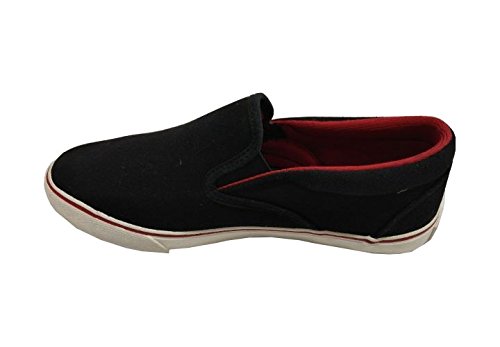 Buy MIEN Men's Black Canvas Shoes (Size 