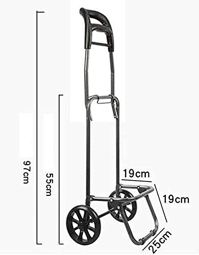 JHYFT Einkaufstrolley Multifunktions-Einkaufstrolley Pull Rod Car Fashion Trolley Treppensteigen Zusammenklappbarer… – Bild 3