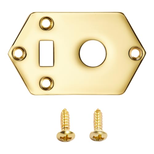 KAISH - Placa de control para guitarra eléctrica Kurt Cobain Jaguar guitarra dorada