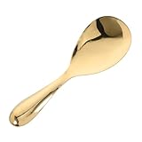 DINHEAROM Cuchara Arroz Acero Inoxidable Engrosada con Diseño Antideslizante Ligera y Ergonómica para Cocina Hogar y Catering