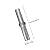 IWOWHERO 2pcs Scaffolding Accessories Scaffolding Locking Pin Locking Pin with Collar Stick Wires Connectors Wire Splice Scaffolding Accessory Galvanized Connecting Rod Iron