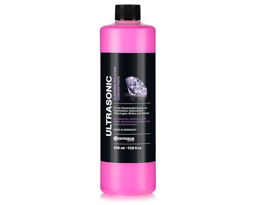 Preisvergleich Produktbild Octopus Spezial Ultraschall-Reiniger, Konzentrat für den Einsatz im Ultraschallgerät, Brillenreiniger, hygienischer Schmuckreiniger (500ml)