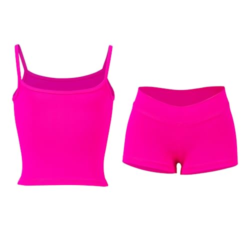Active Set with camisole top and shorts for Dance, Gymastics, Yoga