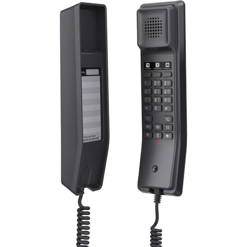Teléfono IP Hotel Grandstream GHP611 de 2 líneas negro miniatura 4