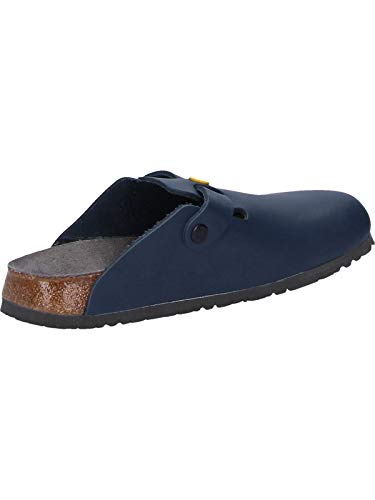 Image of Birkenstock Original Boston ESD Leather Narrow Width, Blue 42 N EU