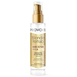 PROVOKE Blonde Rehab N0'4 Smooth and DeFrizz Bond Repair Hair Serum 100 ml, Smoothes Frizz and Restores Volume in 1 Wash with Pro Bonding Complex, Keratin and Hyaluronic Acid, for Blonde Damaged Hair